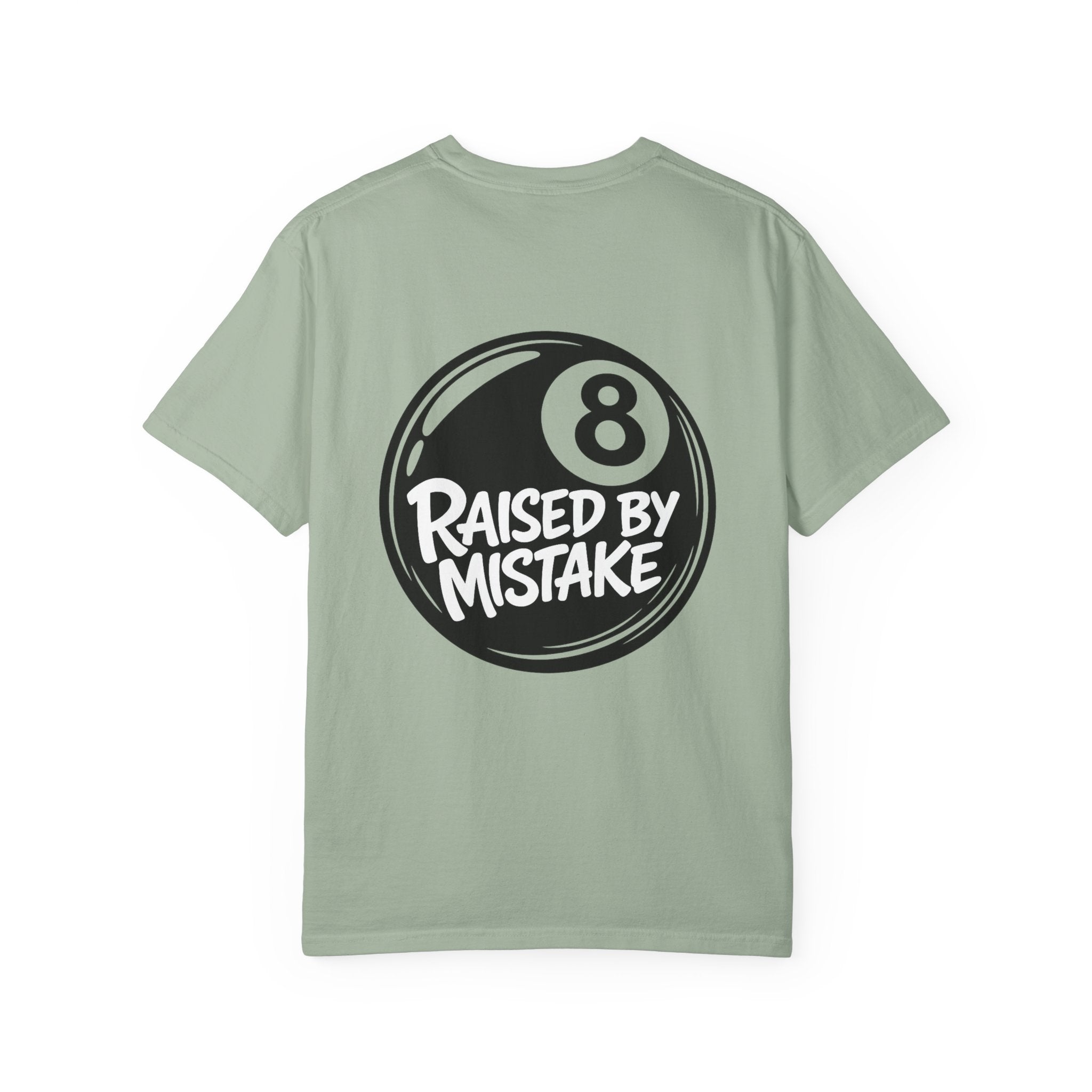 Future Ex T-Shirt — "Raised by Mistake" 8-Ball Graphic Tee
