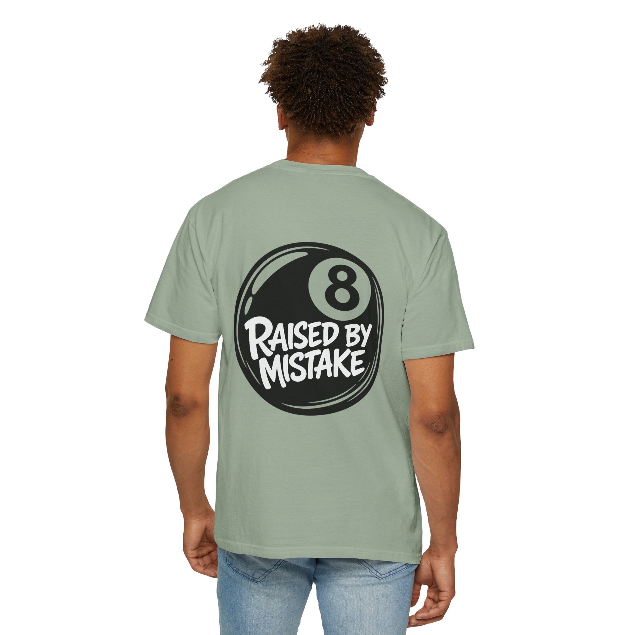 Future Ex T-Shirt — "Raised by Mistake" 8-Ball Graphic Tee