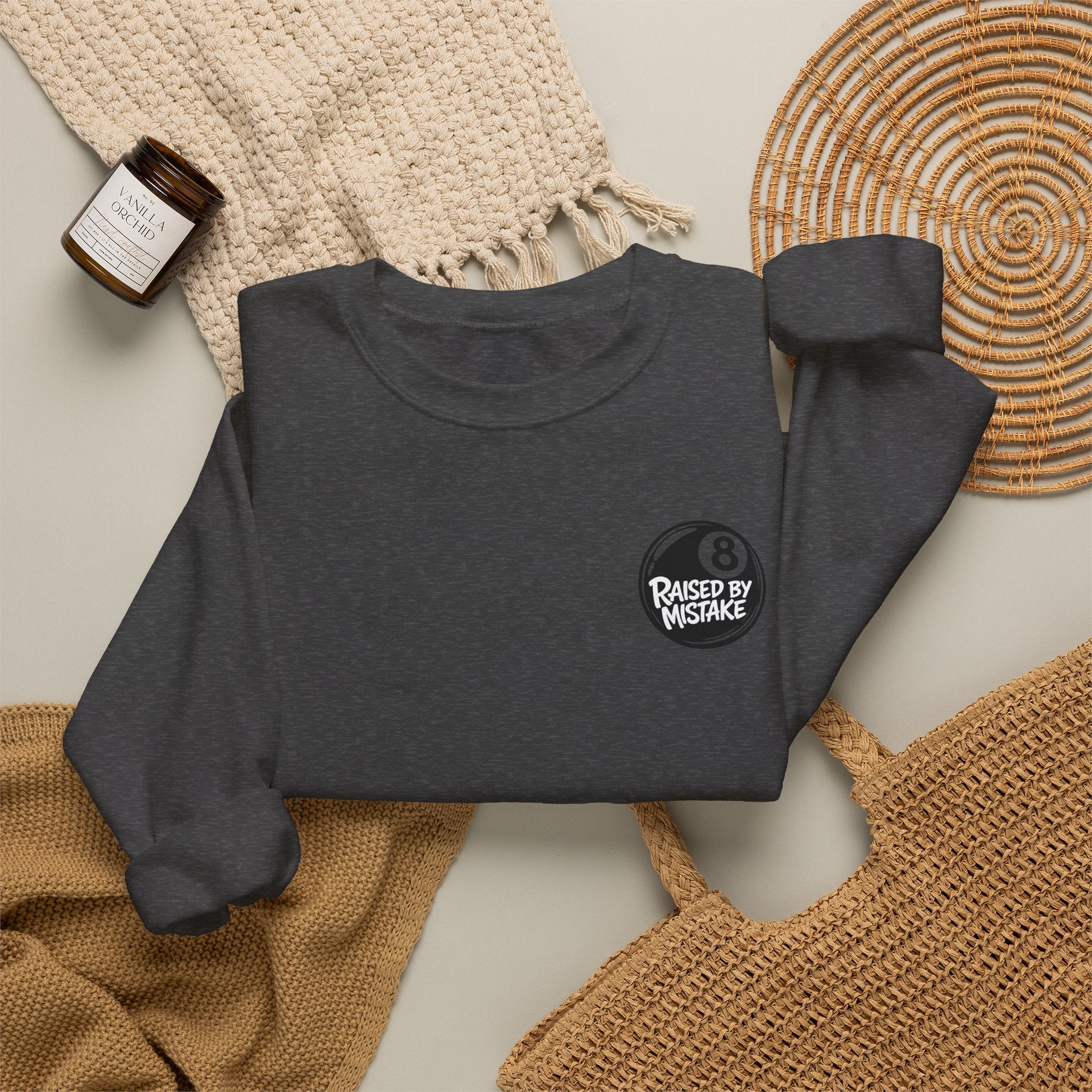 Raised By Mistake 8-Ball Crewneck Sweatshirt