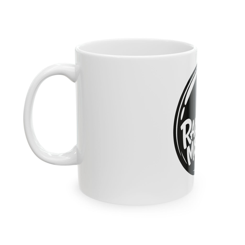Raised By Mistake 8-Ball Ceramic Mug – Funny Novelty Coffee Cup (11oz, 15oz)