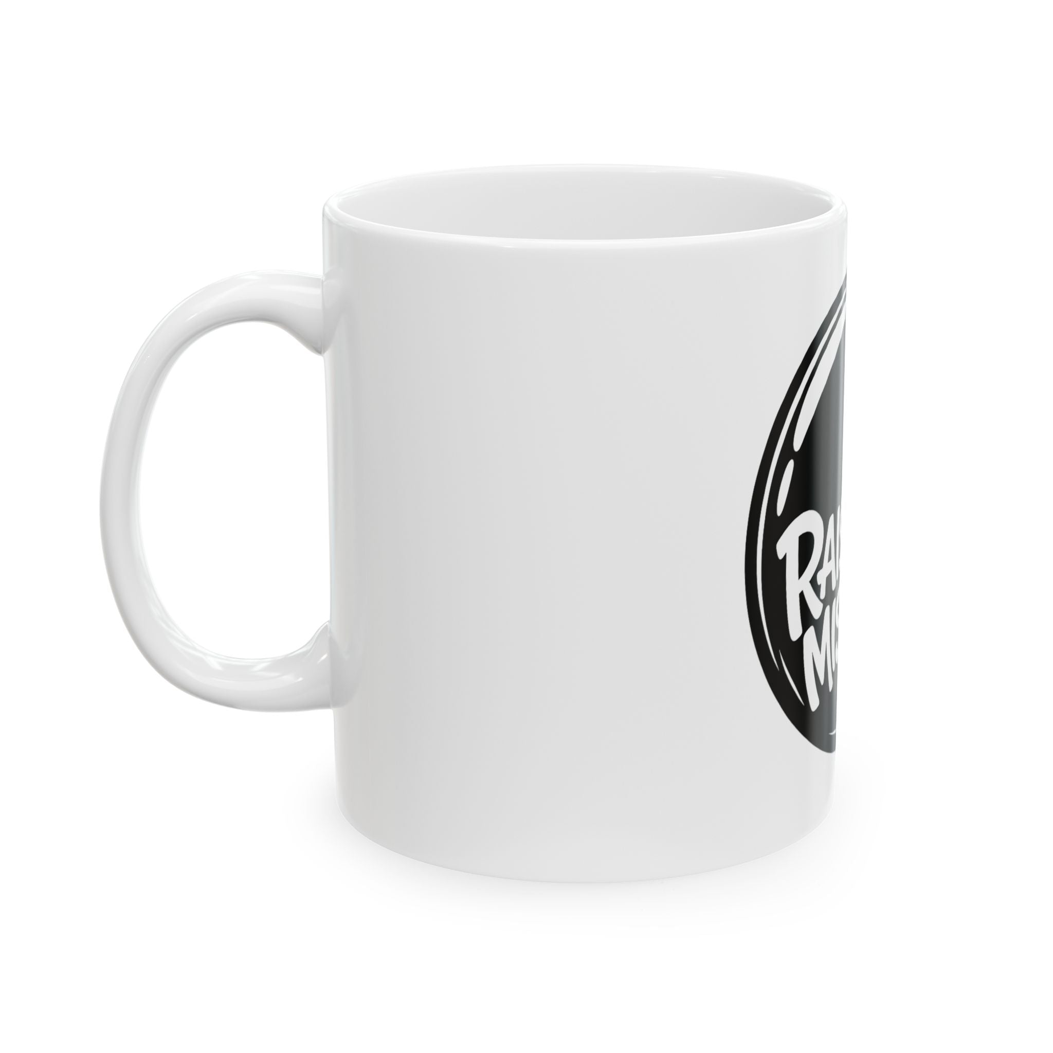 Raised By Mistake 8-Ball Ceramic Mug – Funny Novelty Coffee Cup (11oz, 15oz)