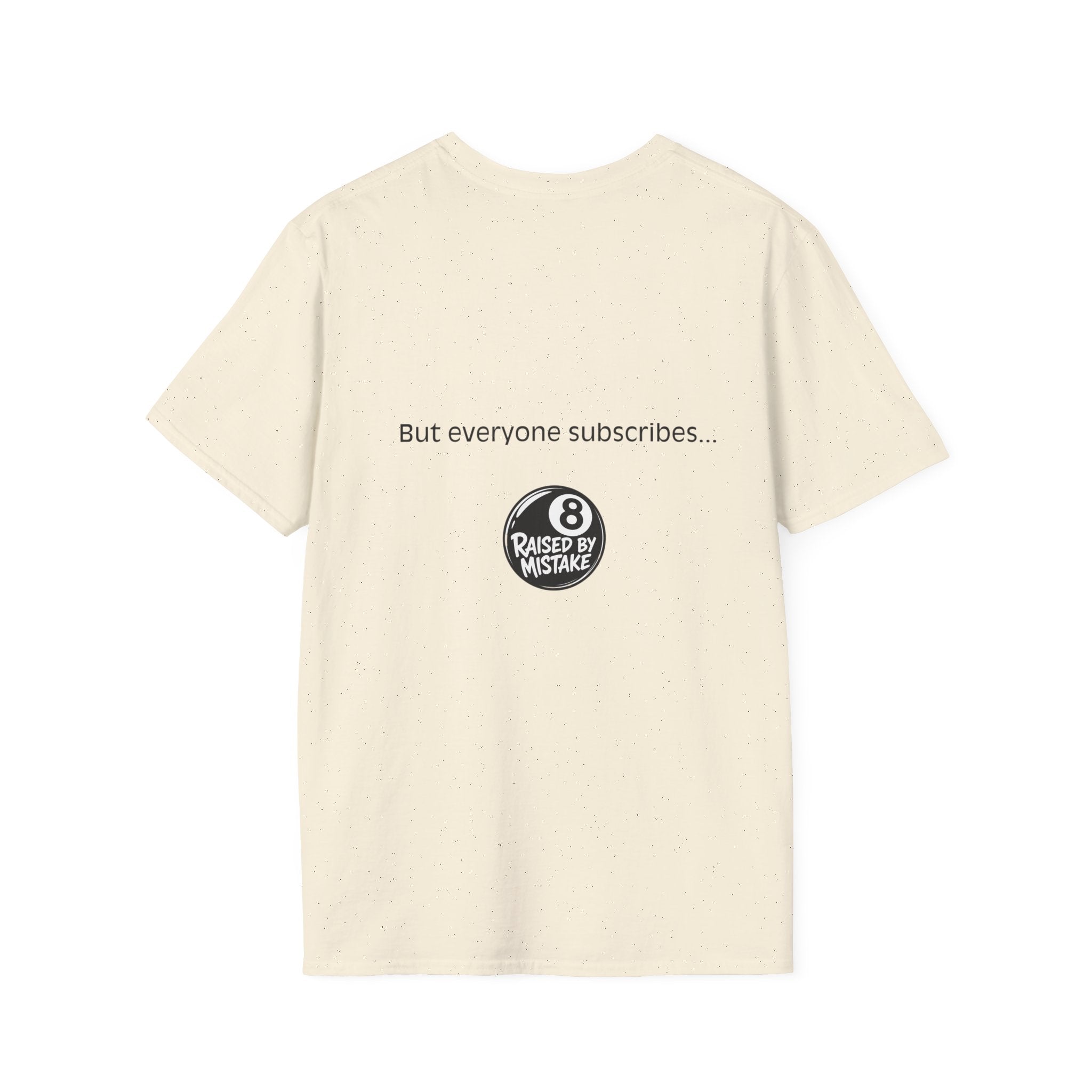 T-Shirt — 'Nobody Commits These Days' Minimalist Statement Tee