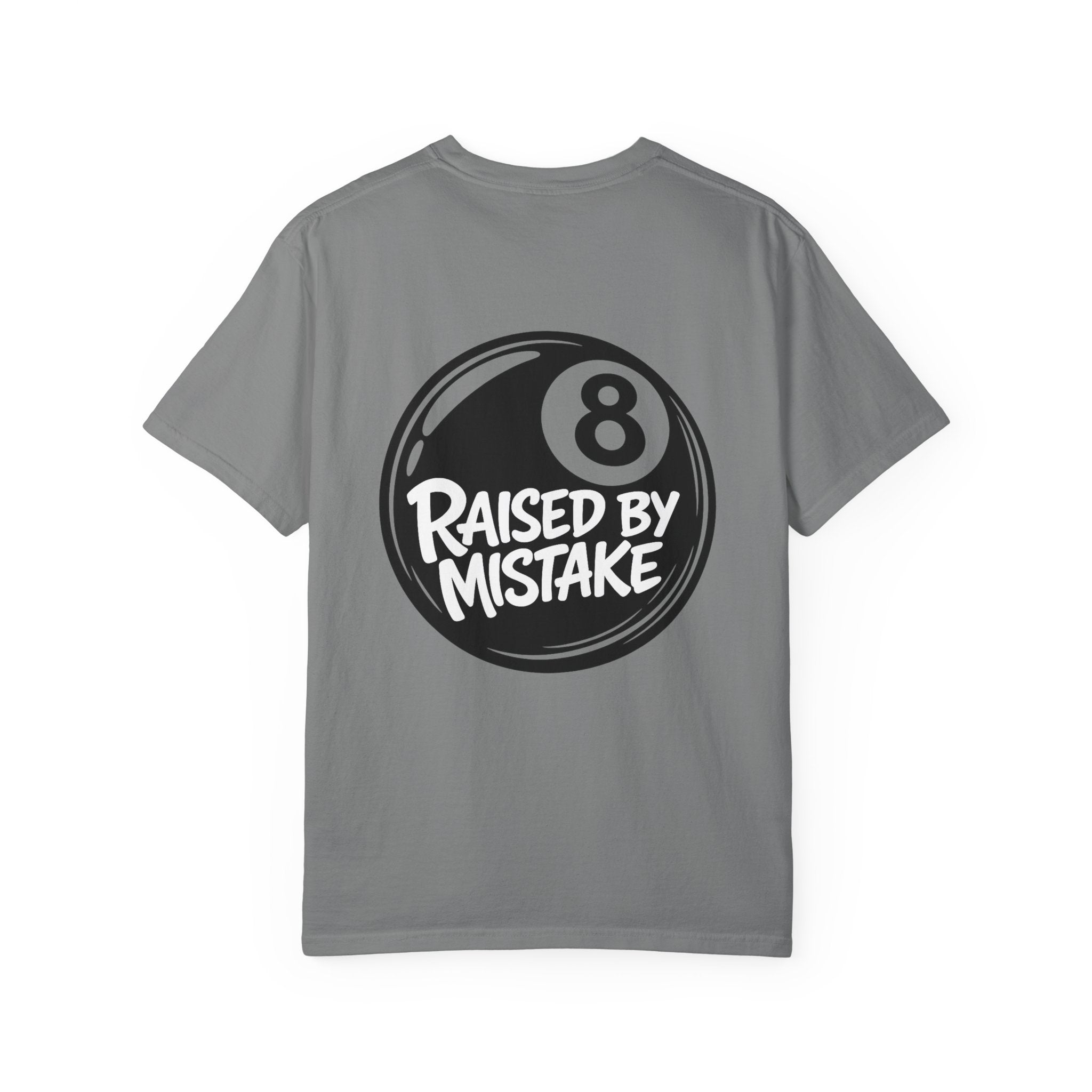 Future Ex T-Shirt — "Raised by Mistake" 8-Ball Graphic Tee