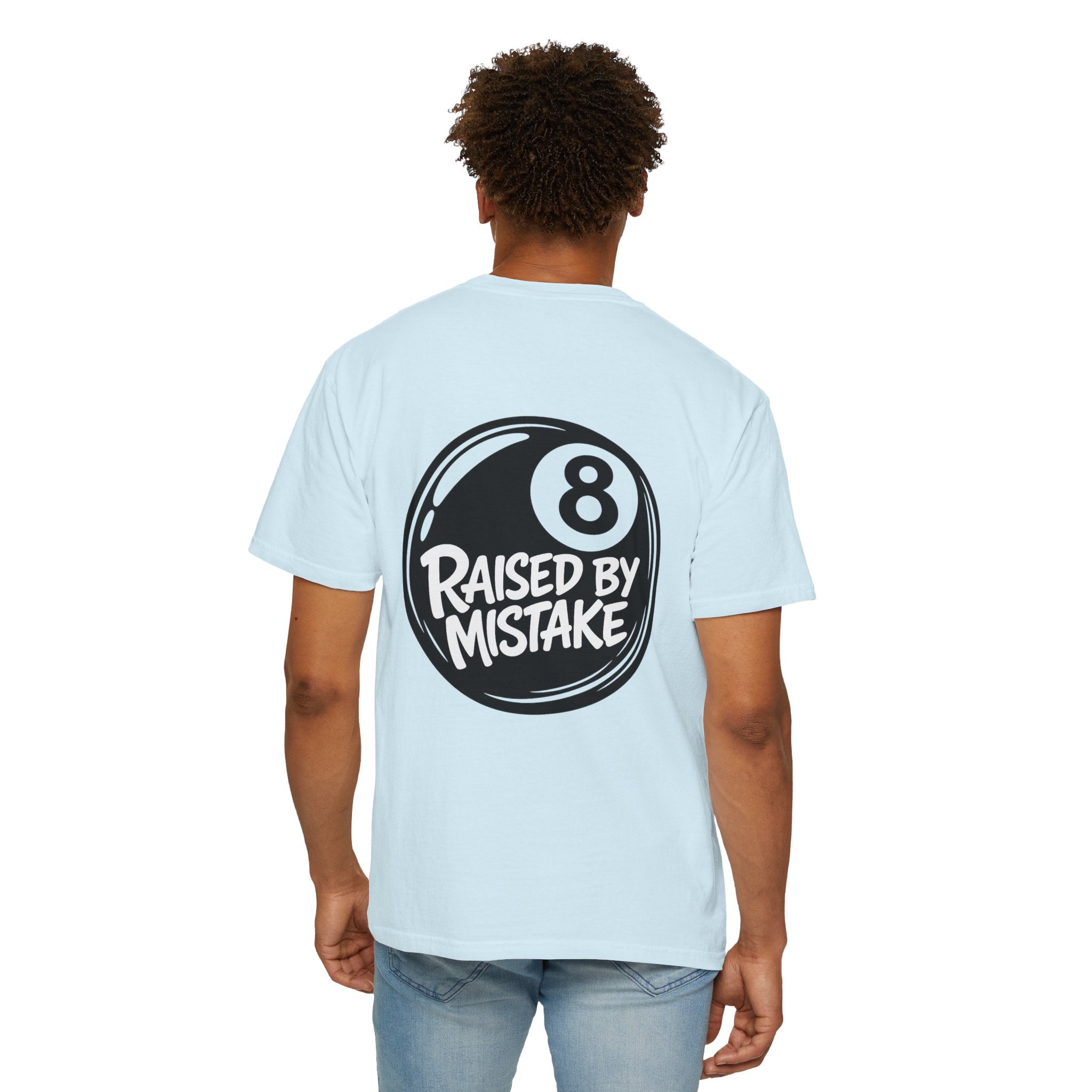 Future Ex T-Shirt — "Raised by Mistake" 8-Ball Graphic Tee
