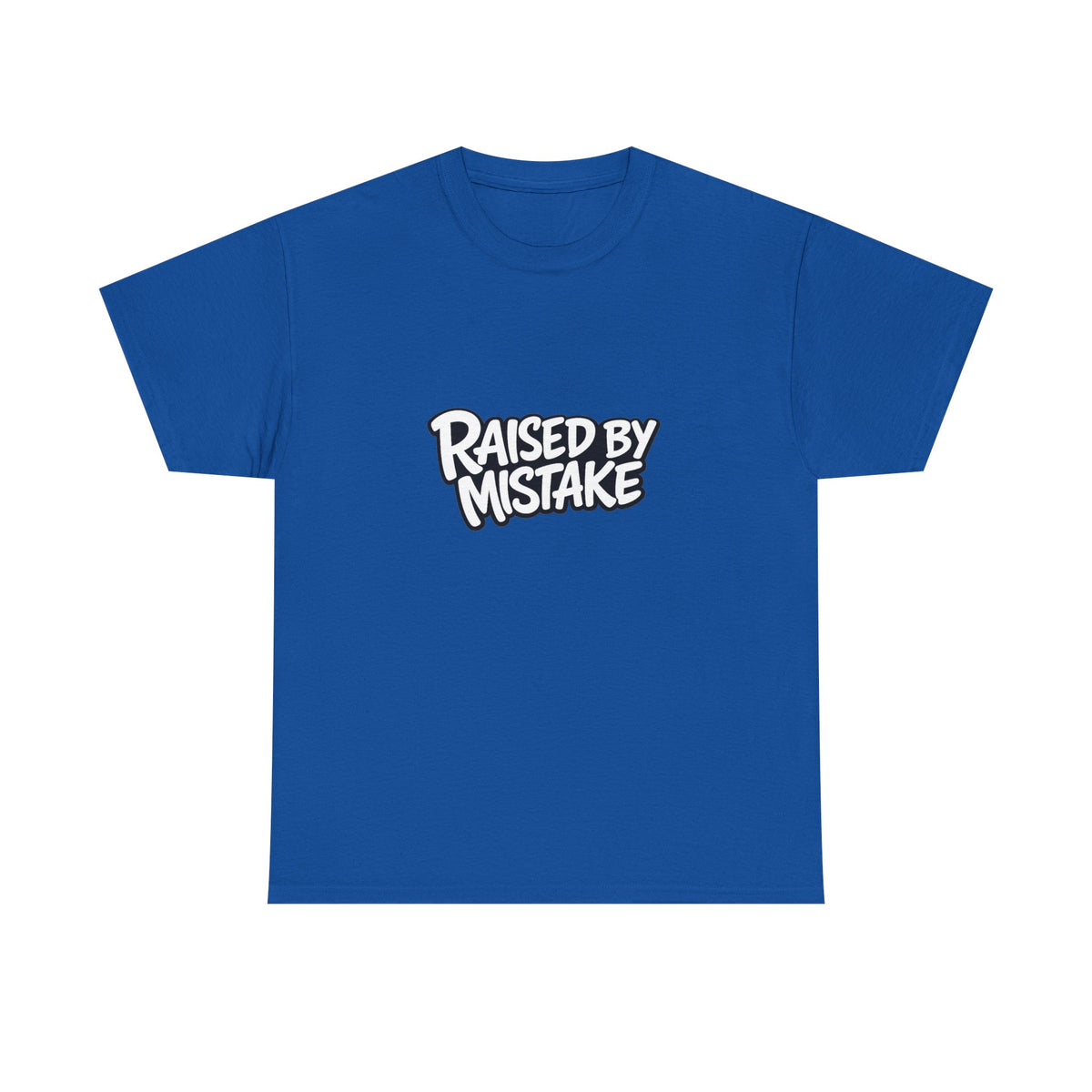 Raised By Mistake Cherry Tee — Graphic Black Cotton T-Shirt