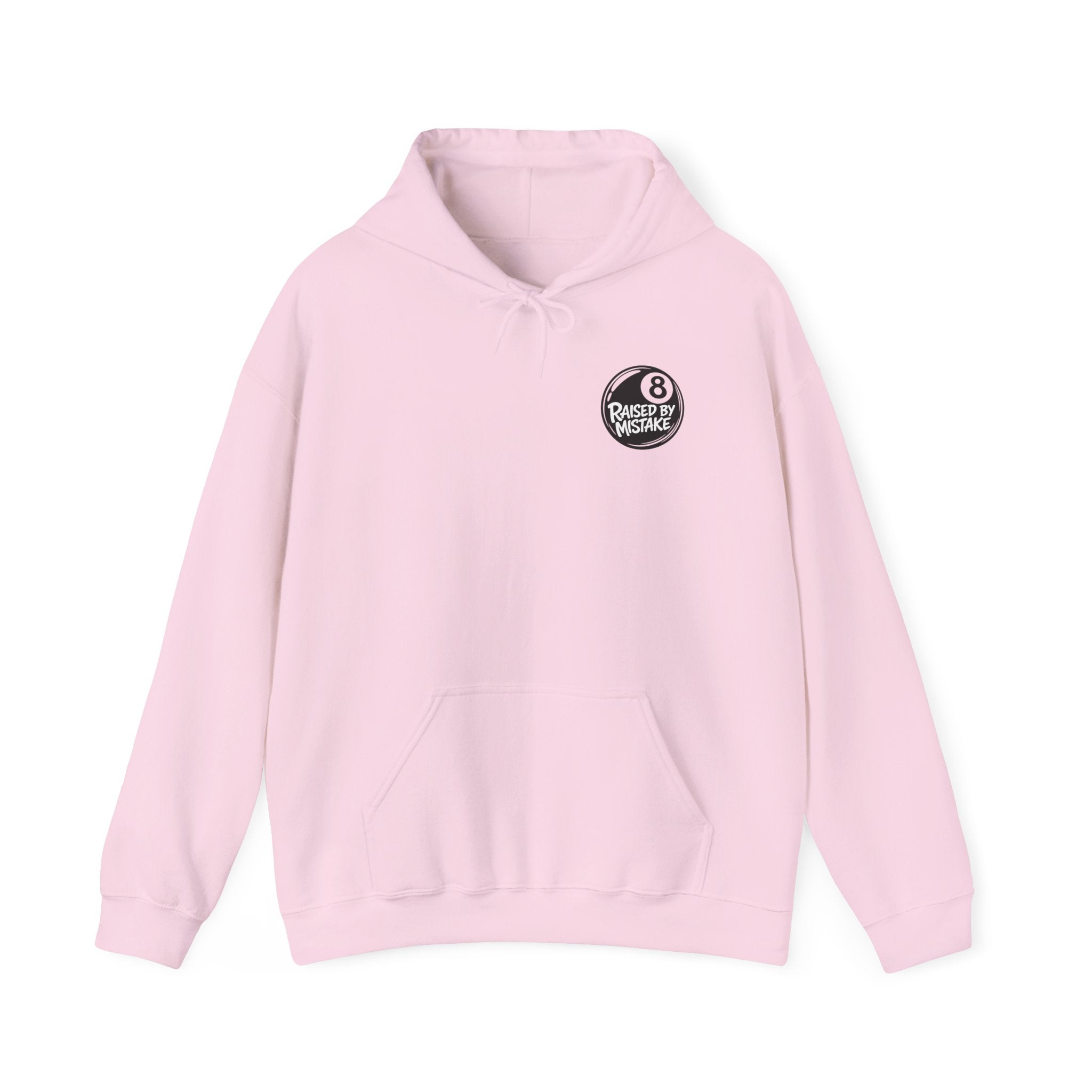 Raised By Mistake 8-Ball Hoodie – Funny Retro Pool Graphic Sweatshirt