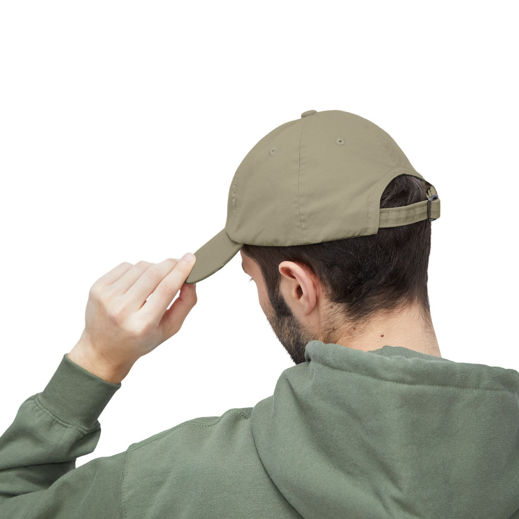 8 Ball "Raised By Mistake" Distressed Baseball Cap