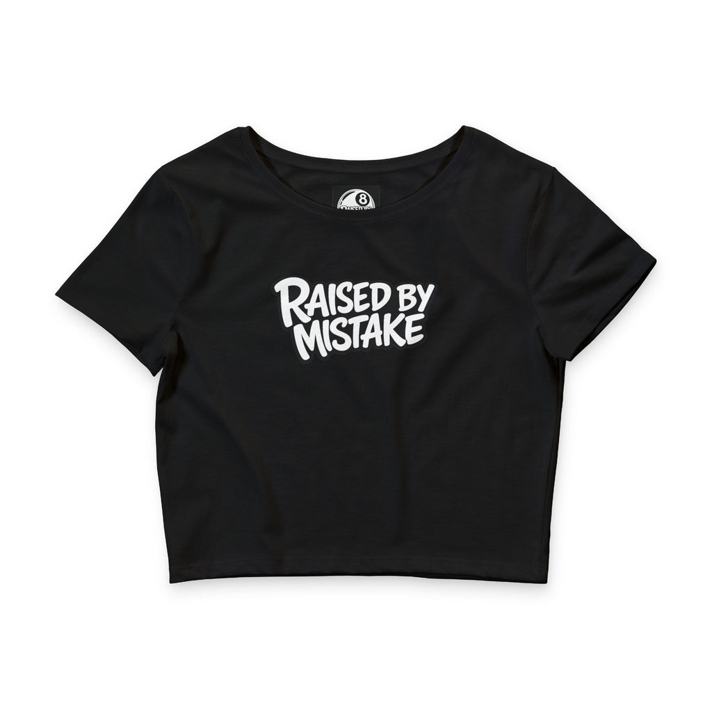 Raised By Mistake Cherry Crop Tee