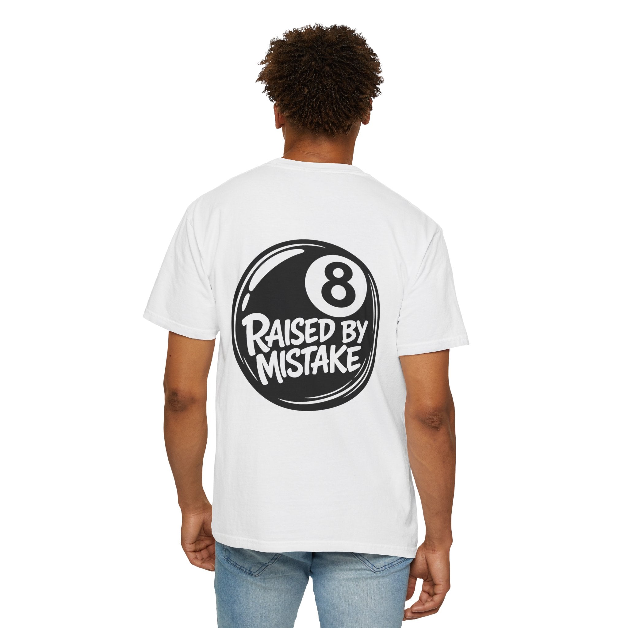Future Ex T-Shirt — "Raised by Mistake" 8-Ball Graphic Tee