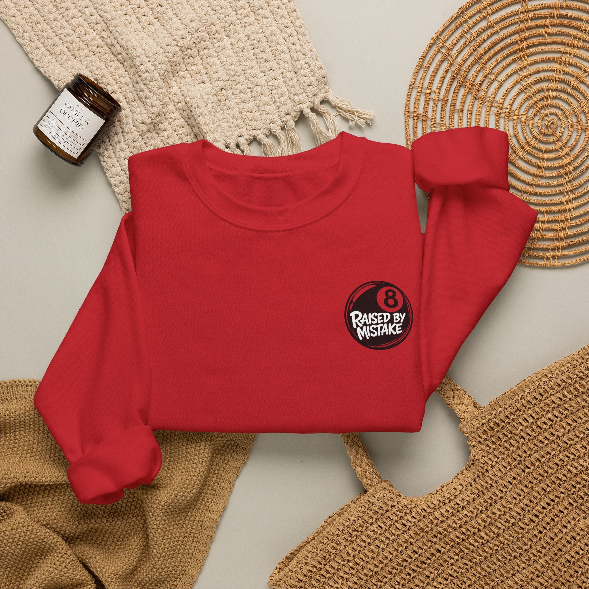 Raised By Mistake 8-Ball Crewneck Sweatshirt