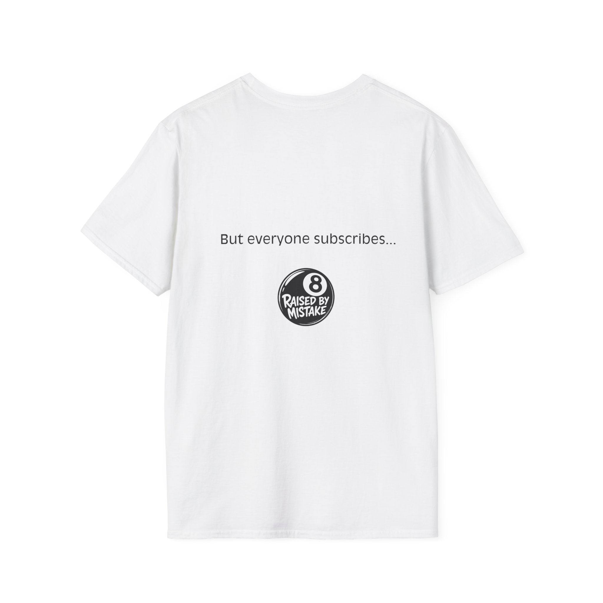 T-Shirt — 'Nobody Commits These Days' Minimalist Statement Tee