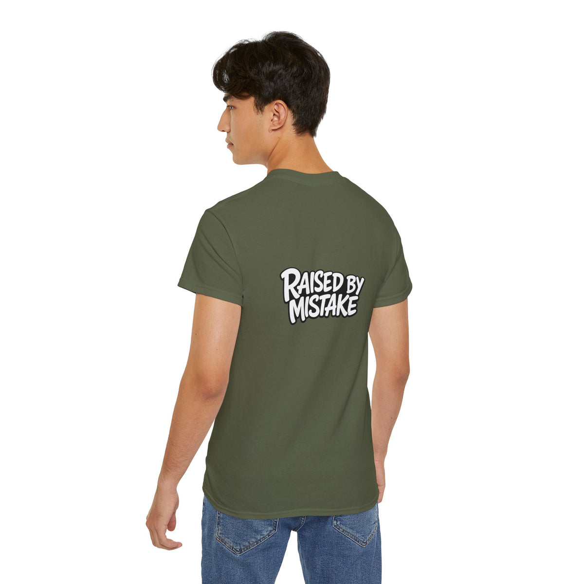 Show Me Your Busch Sunset Tee — 'Raised By Mistake' Graphic T-Shirt