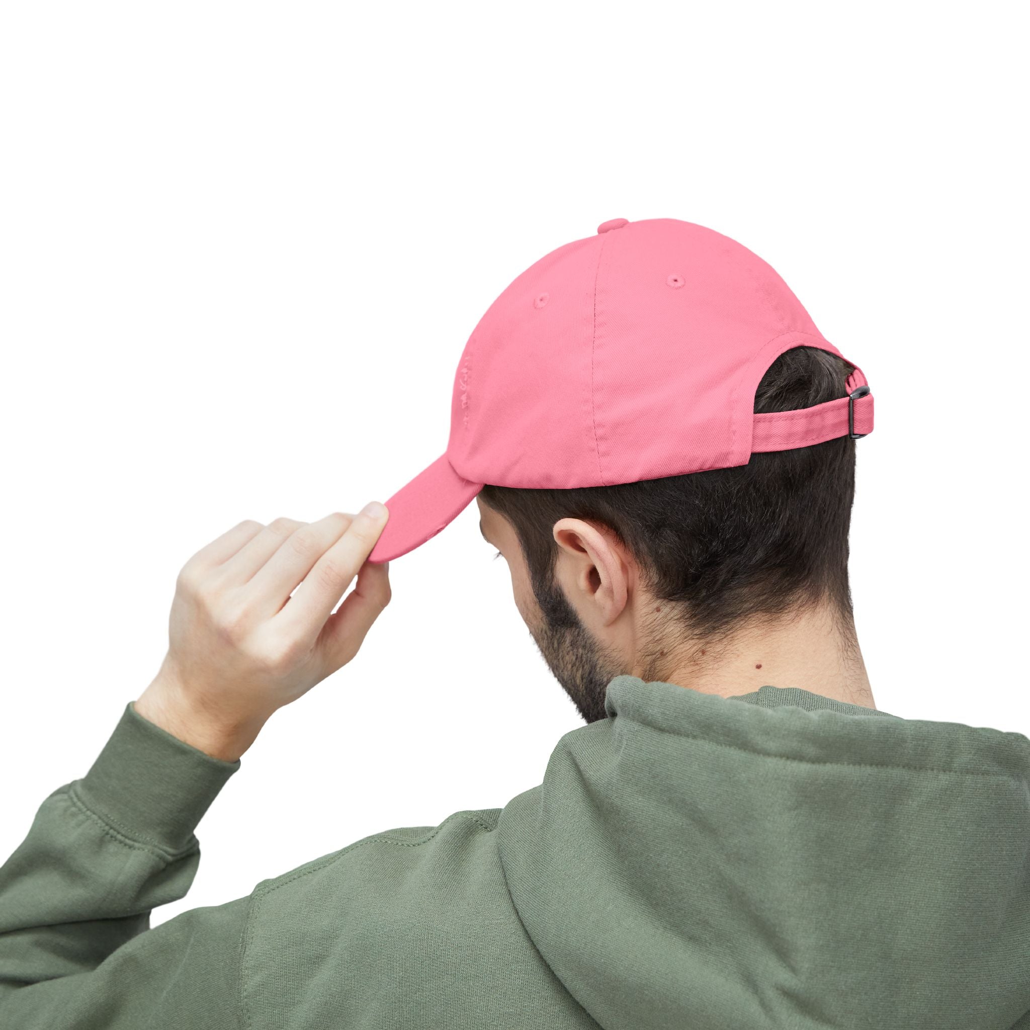 8 Ball "Raised By Mistake" Distressed Baseball Cap