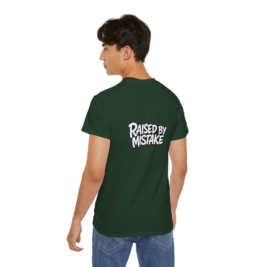 Show Me Your Busch Sunset Tee — 'Raised By Mistake' Graphic T-Shirt