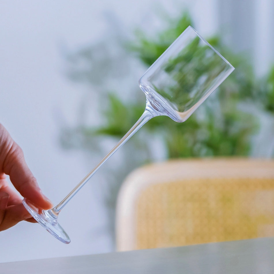 High-Stem Crystal Champagne Flute