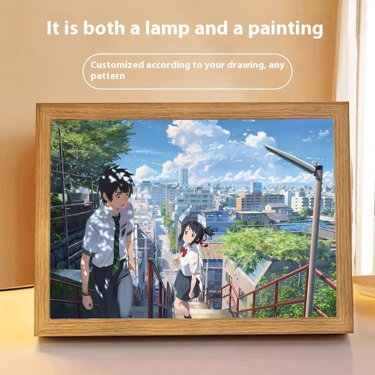 Custom Light-Up Photo Painting Frame