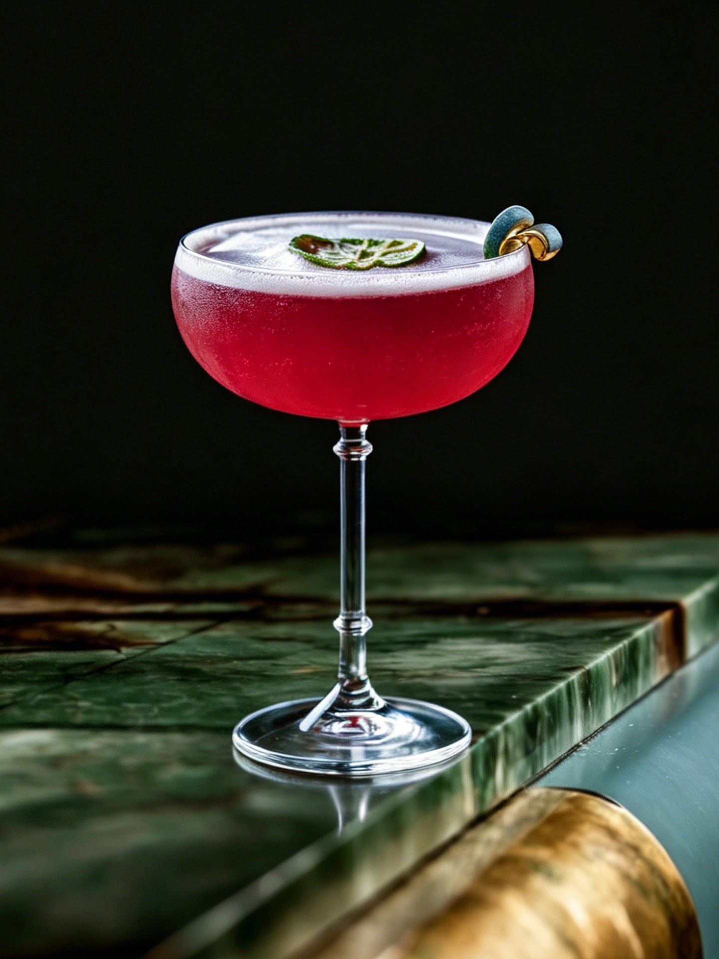 Butterfly Elegance Martini Glass