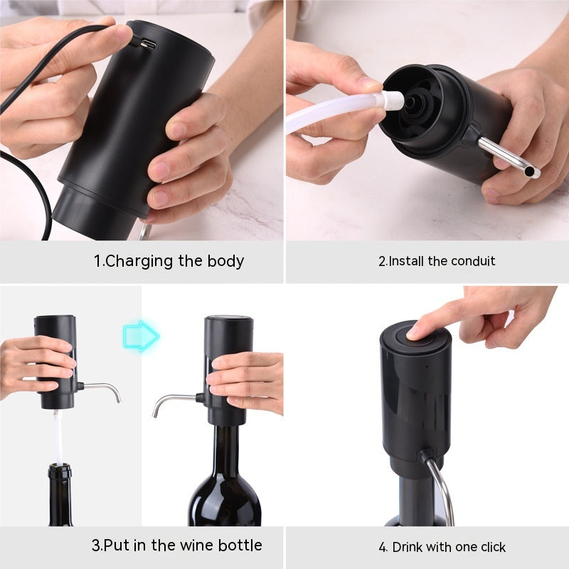 One-Touch Wine Aerator Dispenser