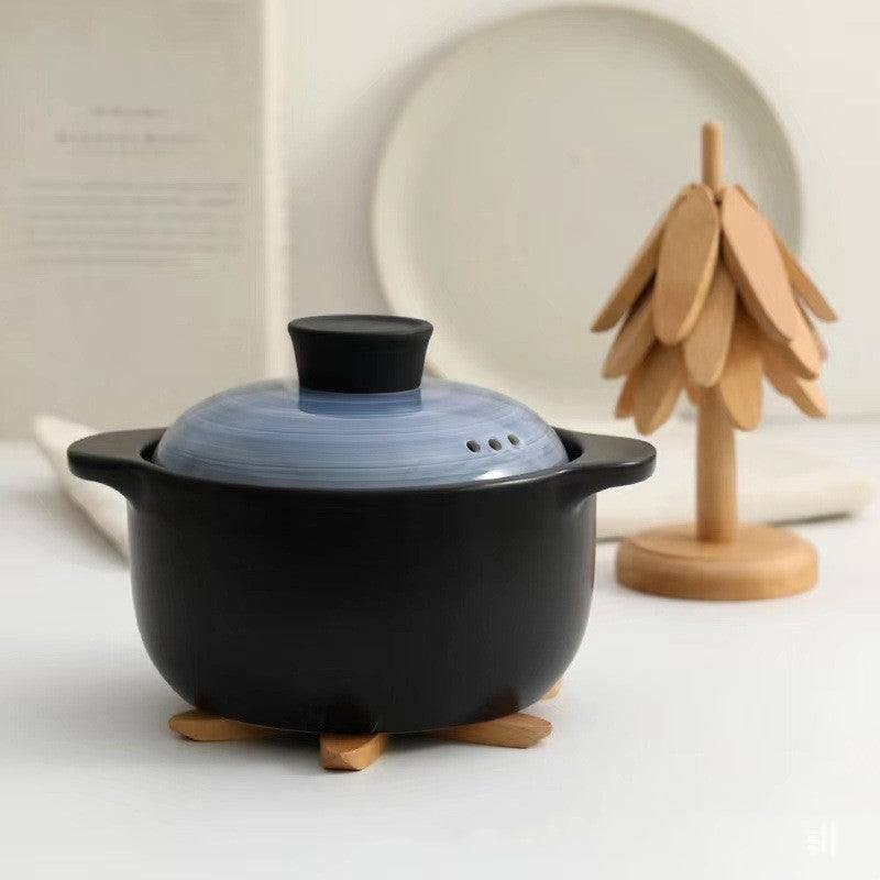 Folding Wooden Tree Heat-Resistant Coaster