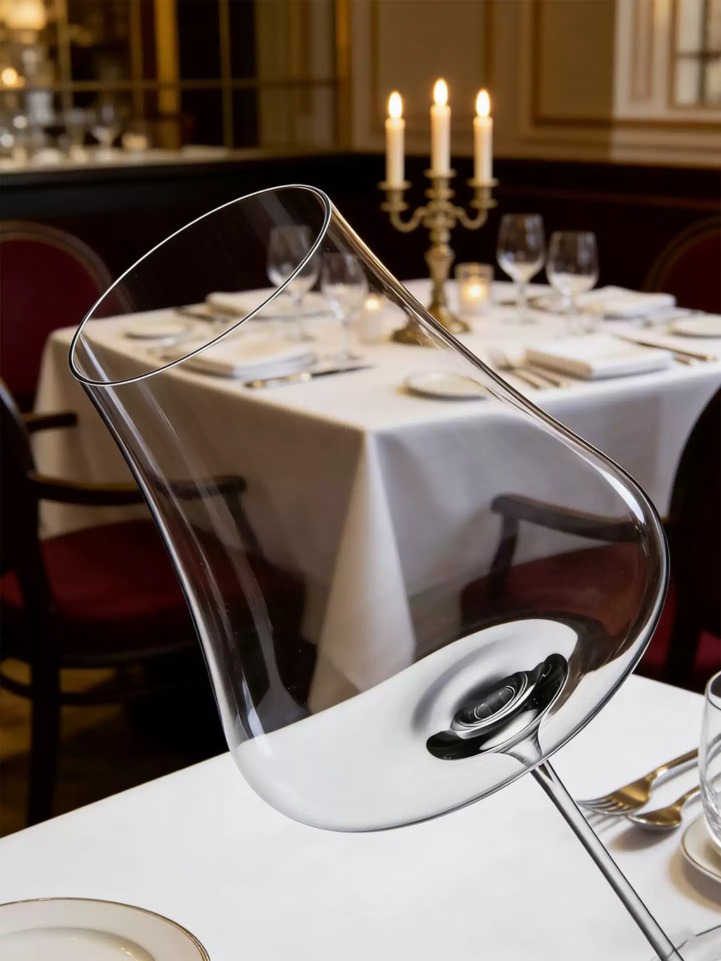 Pure Elegance Crystal Wine Glass